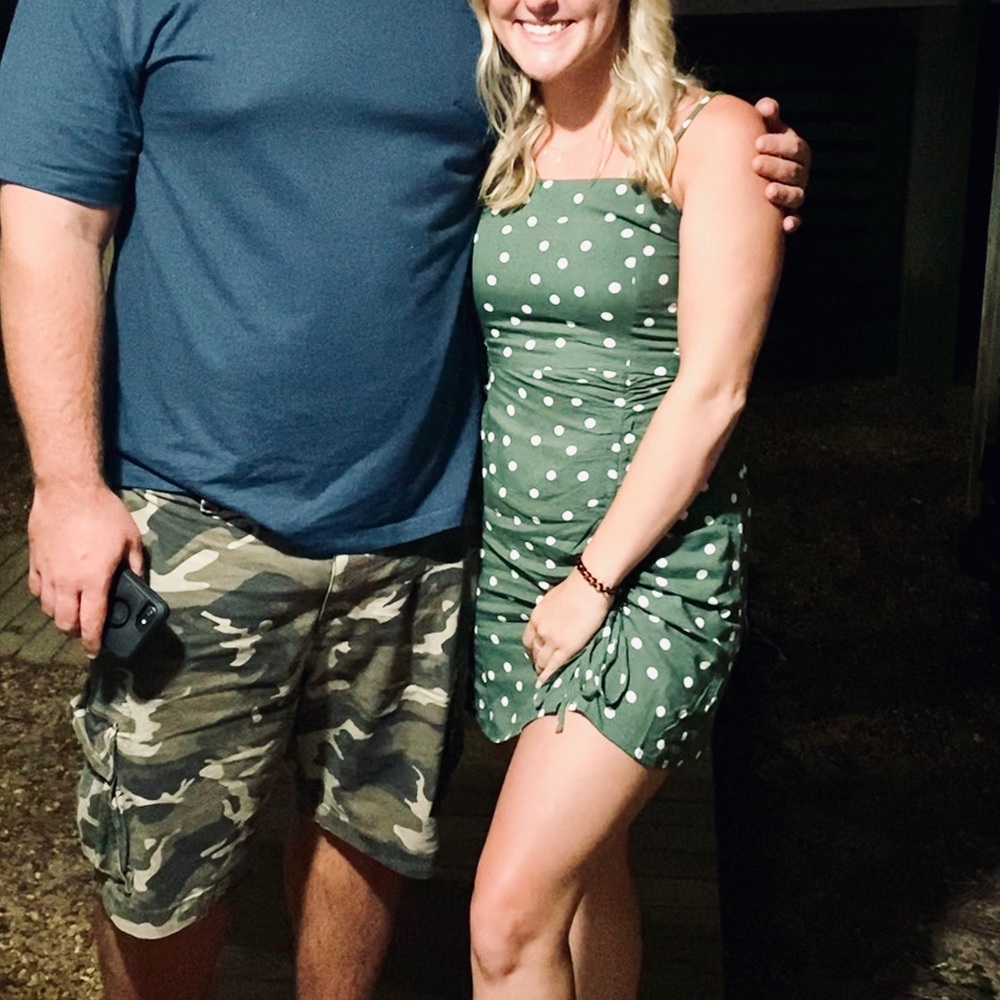 Green Polka Dot Dress